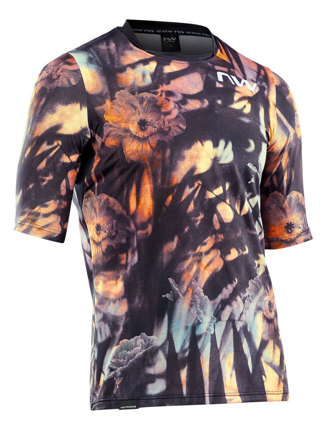 Northwave BOMB FLOWER MAGLIA MANICHE CORTE